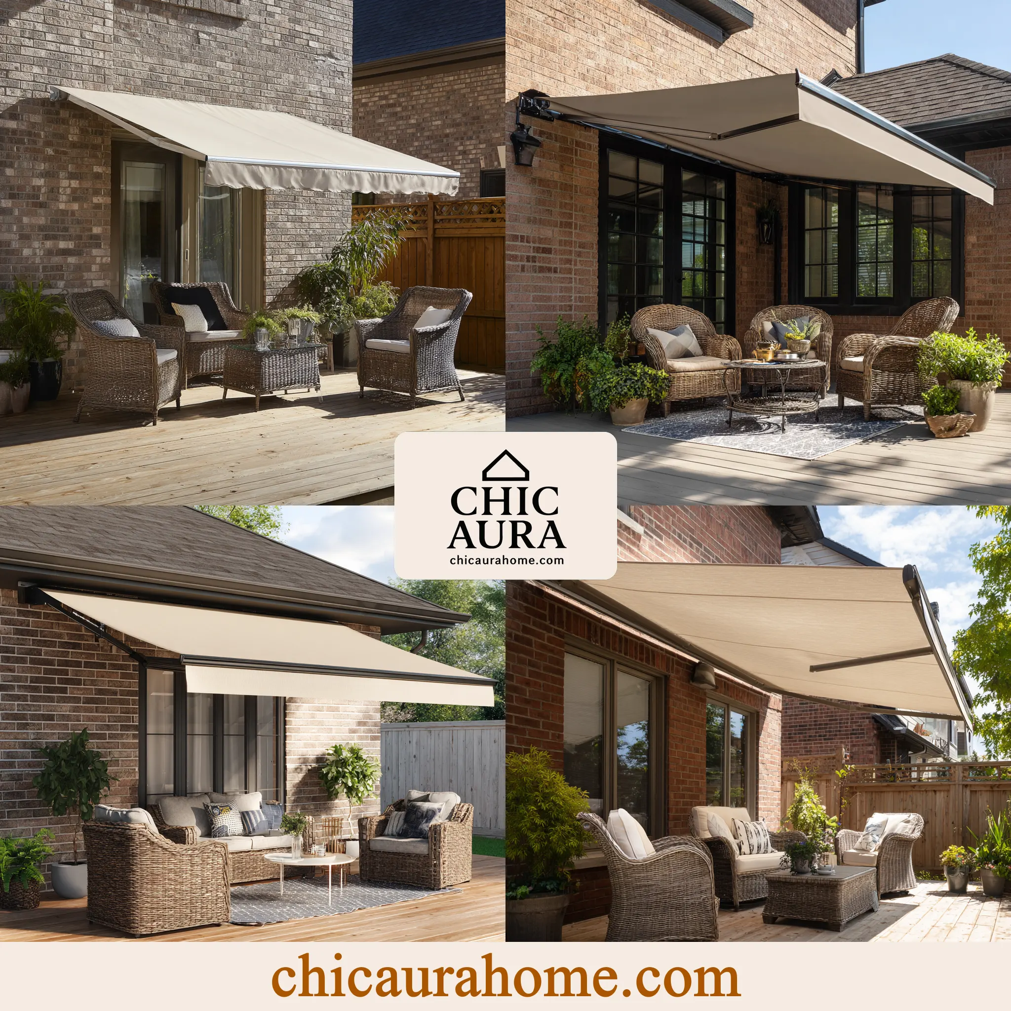 awnings over patio