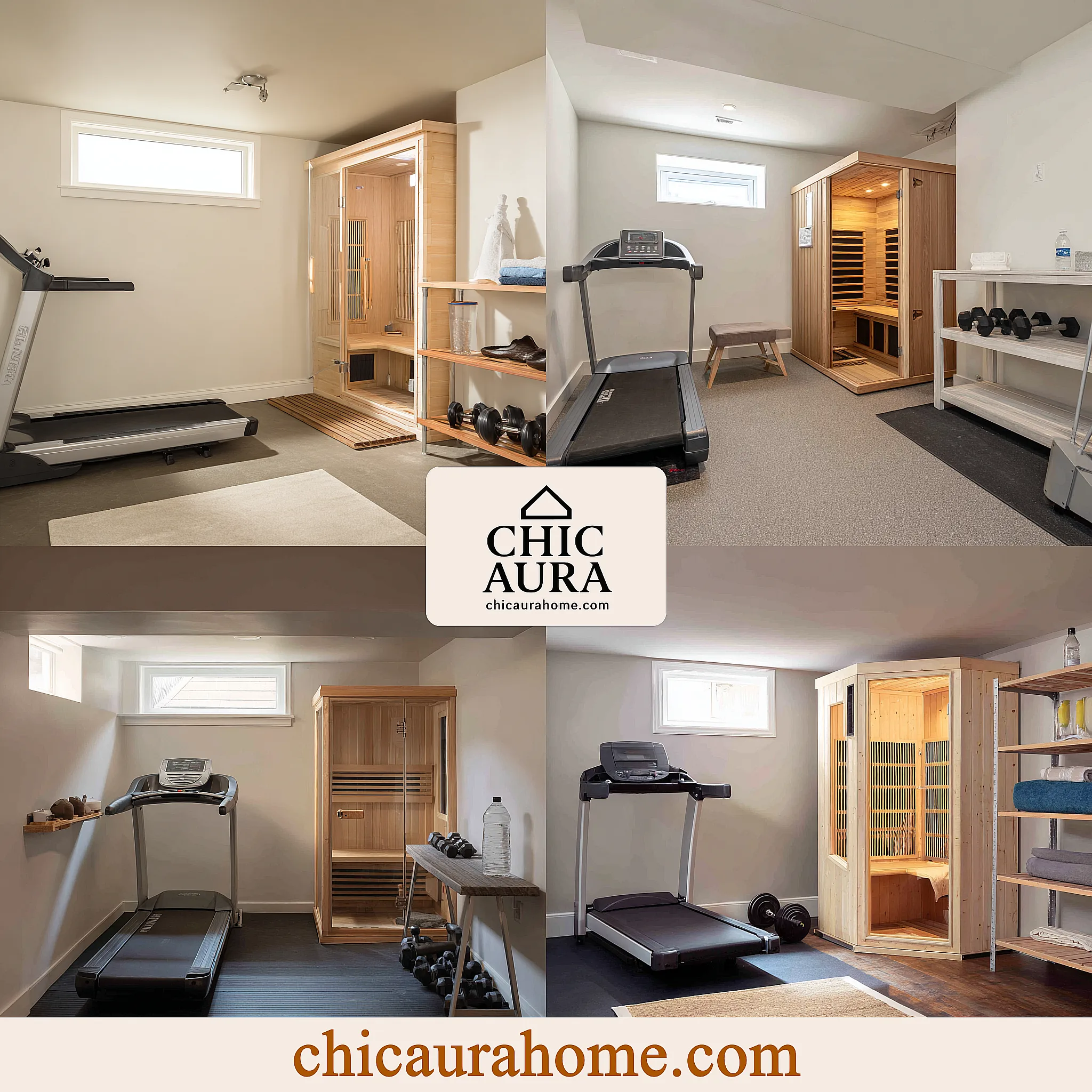 basement gym ideas with sauna