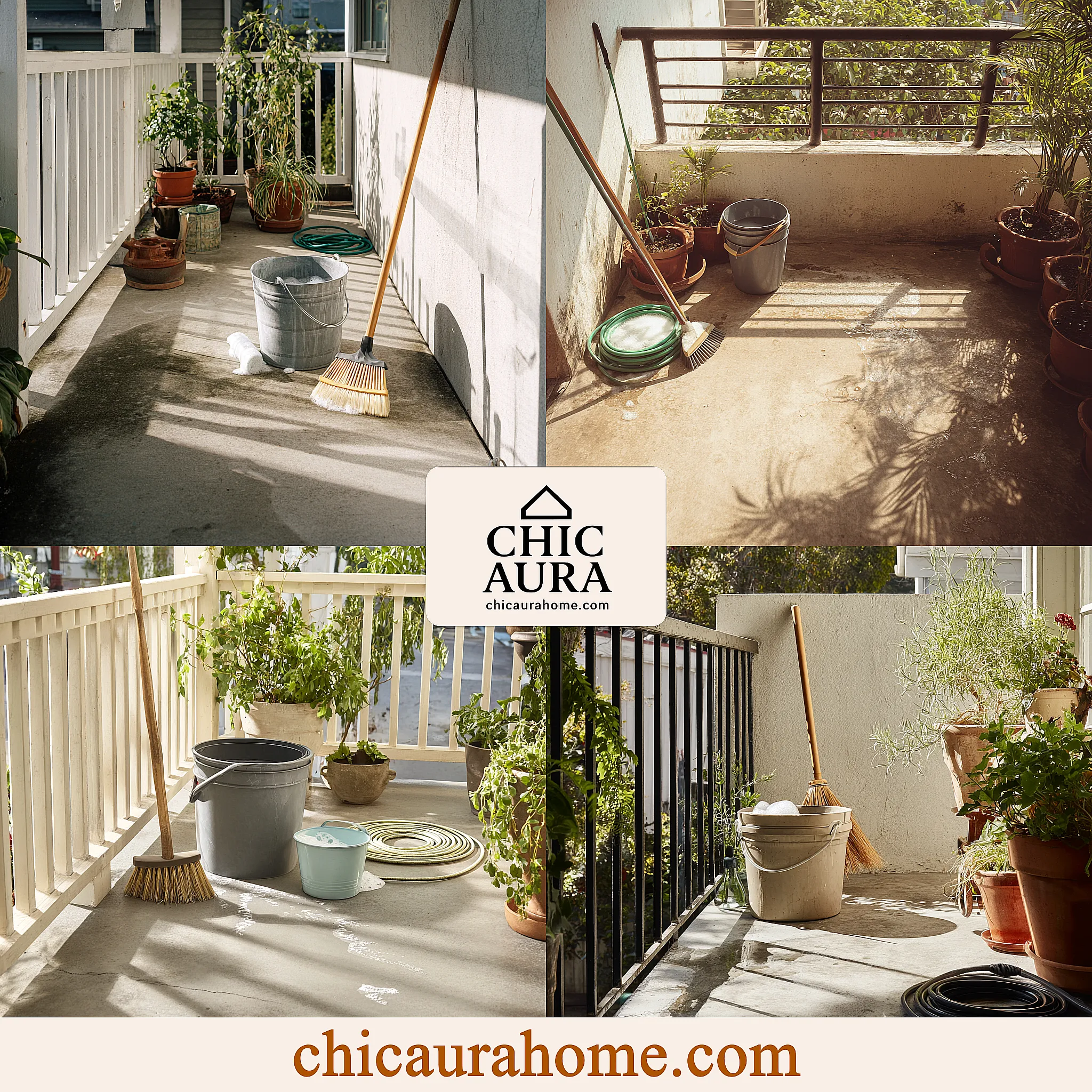 best way to clean concrete porch