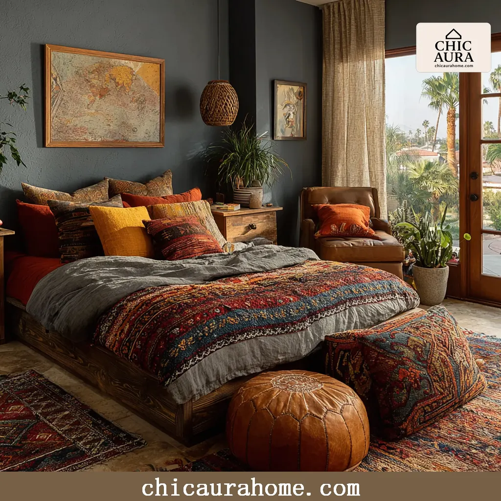 boho bedroom curtain ideas