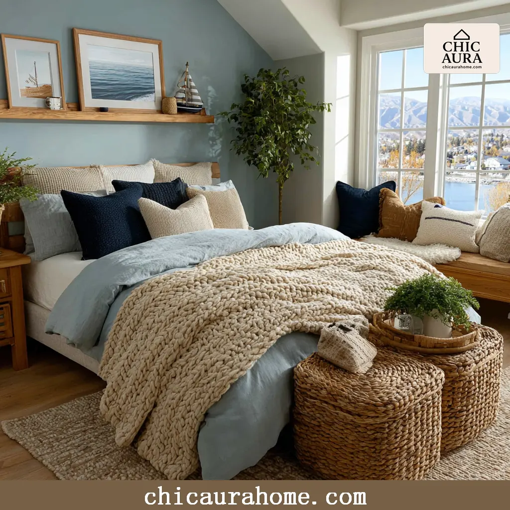 coastal cottage bedroom