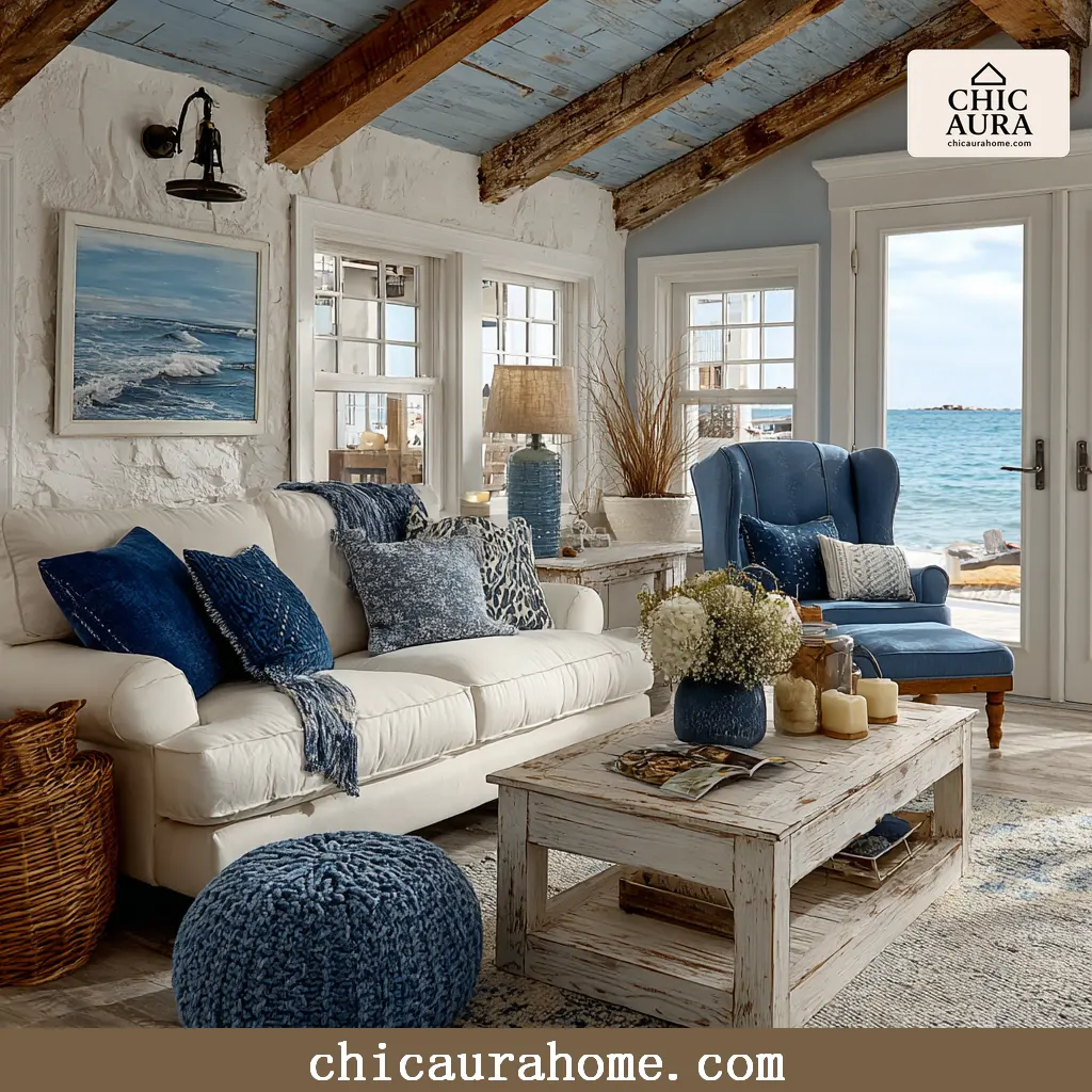 coastal cottage living room