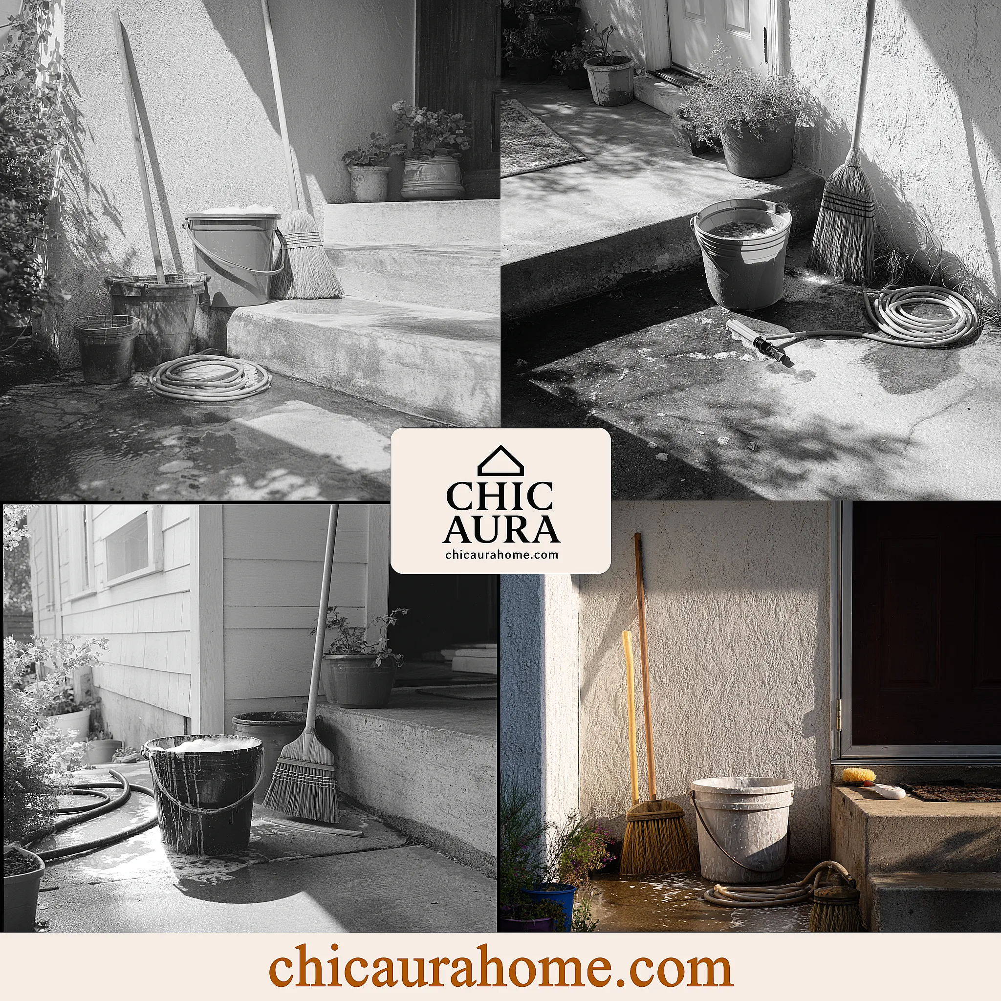 how to clean your concrete porch