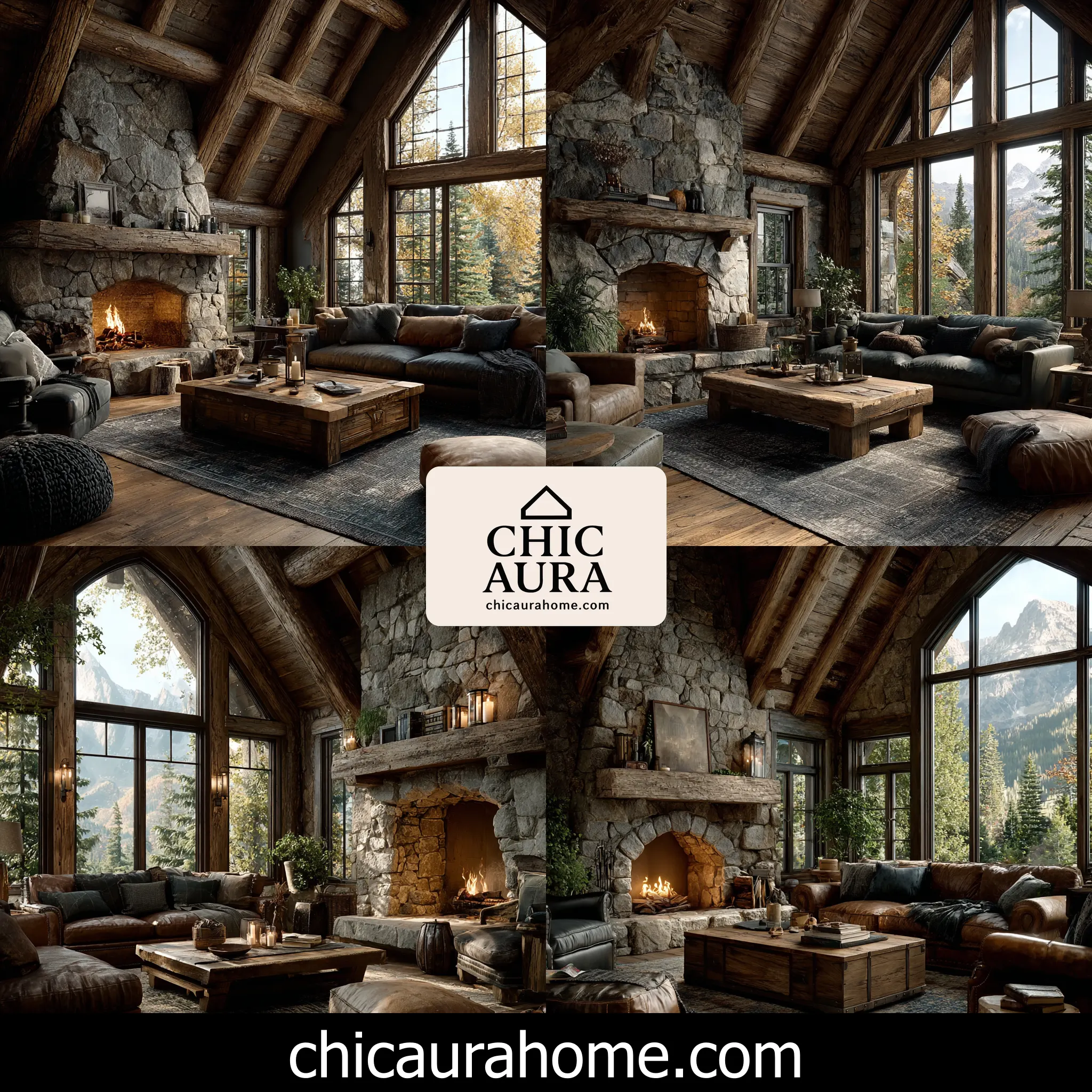 log home aesthetic