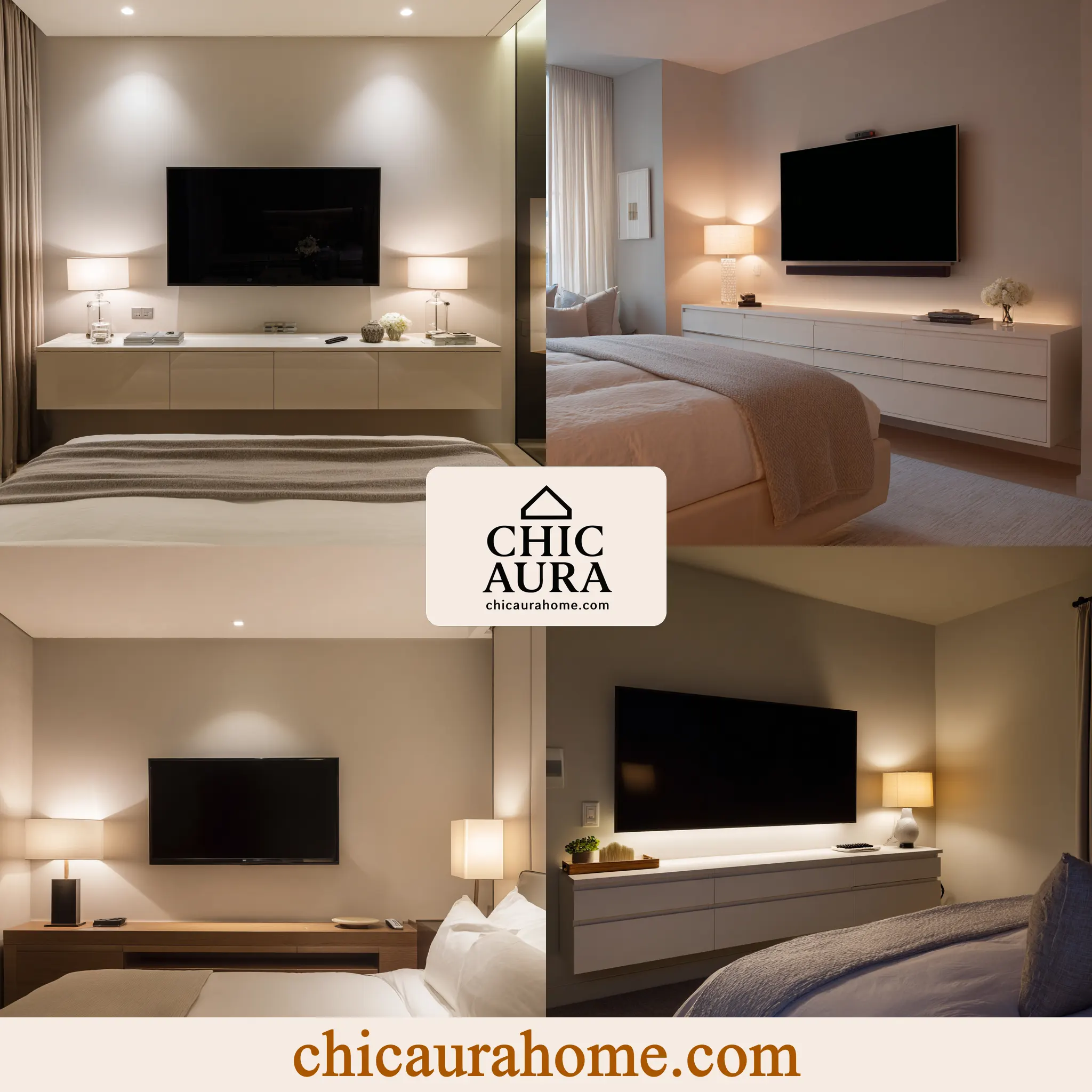 mounted tv bedroom ideas
