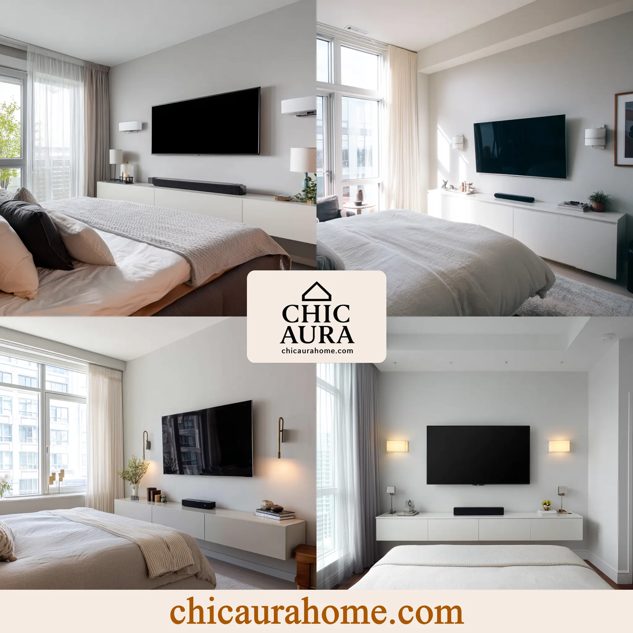 mounted tv bedroom