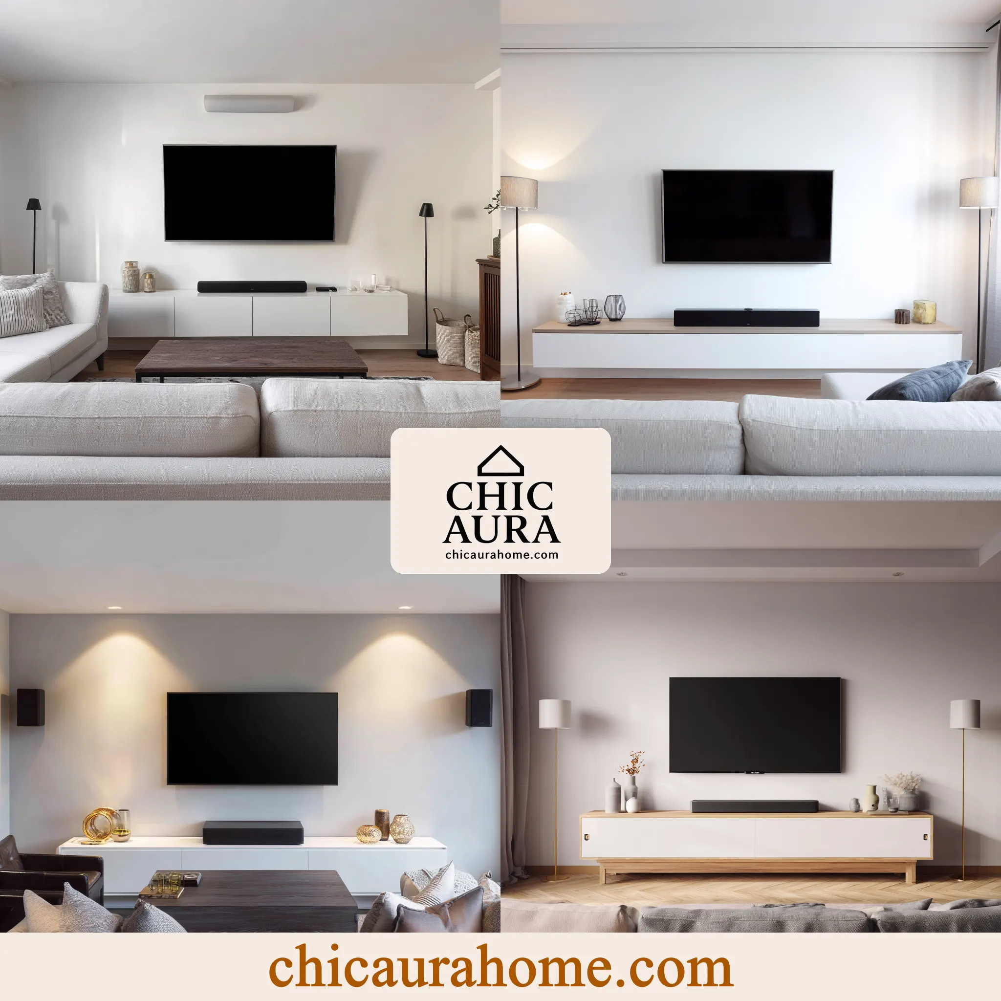 mounted tv wall design