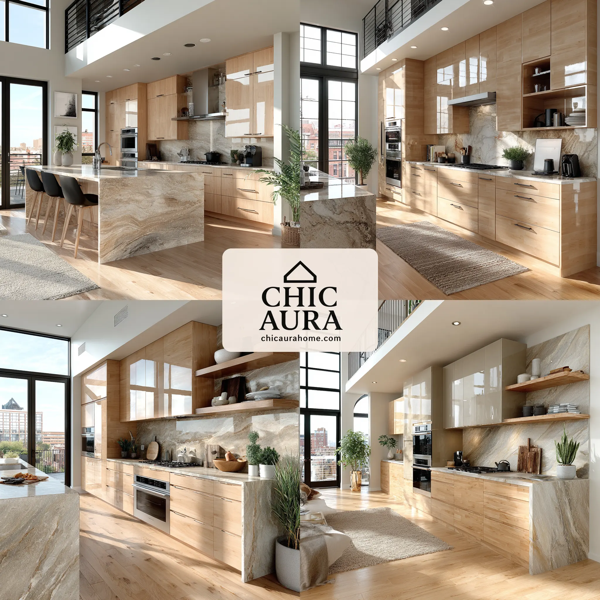 natural maple kitchen cabinets