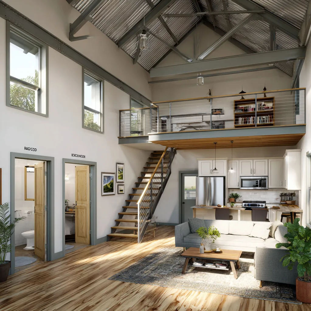 barndominium floor plans 3 bed 2 bath