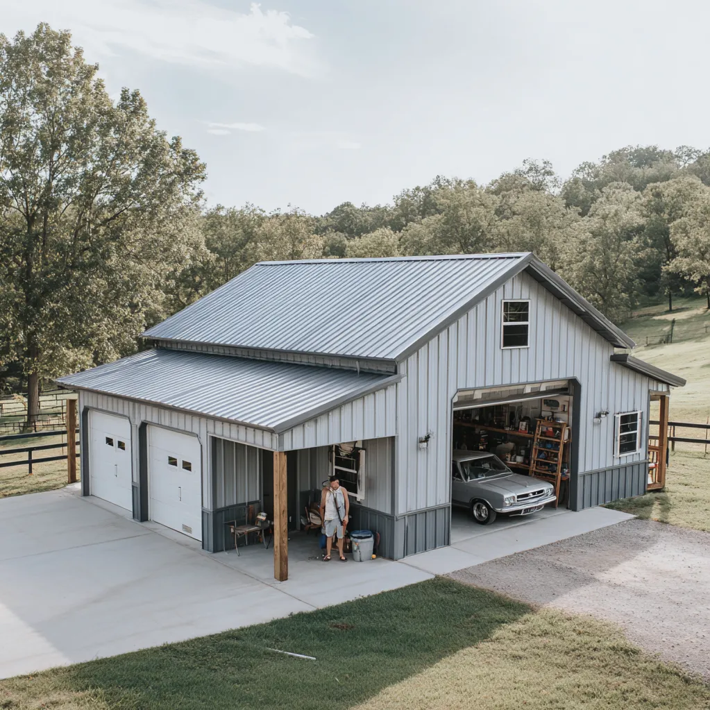 barndominium homes with garage