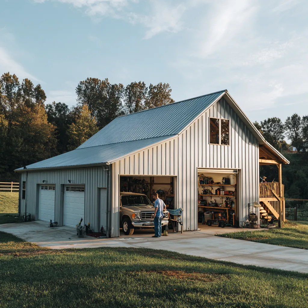 barndominium homes with garage