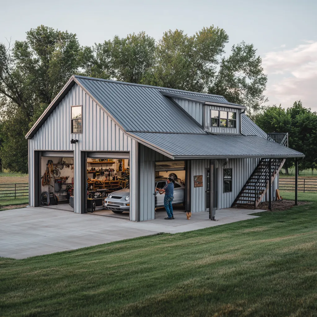 barndominium homes with garage