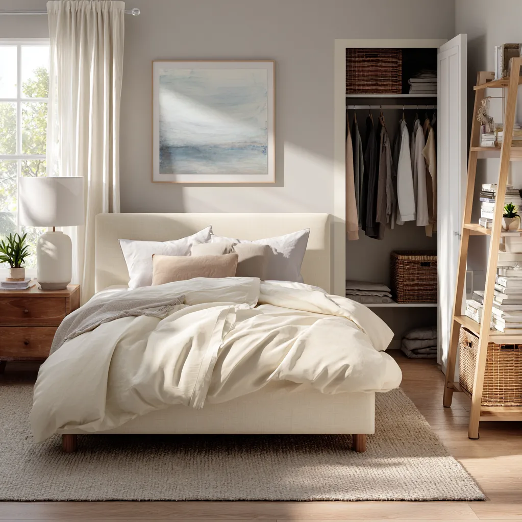 bedroom ideas ivory bed