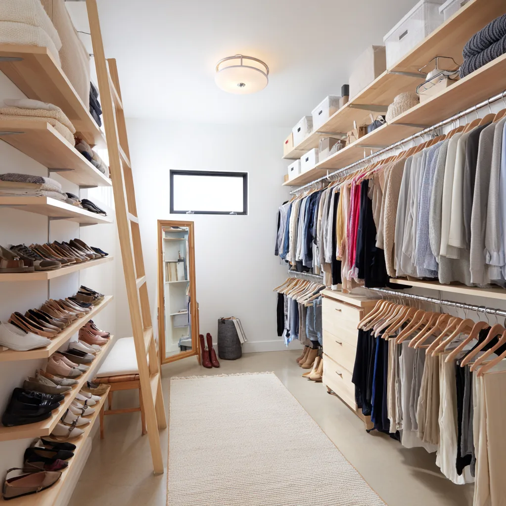 closet organization ideas walk in