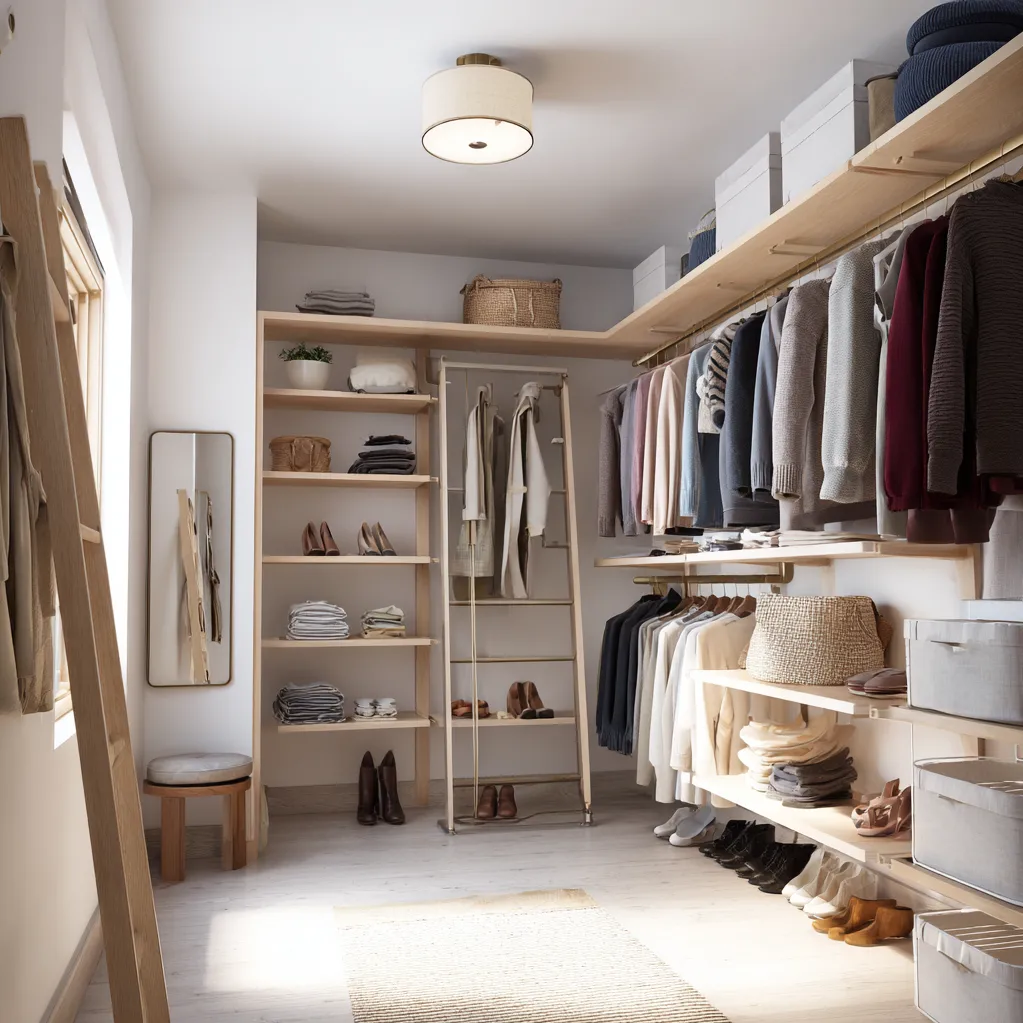closet organization ideas walk in