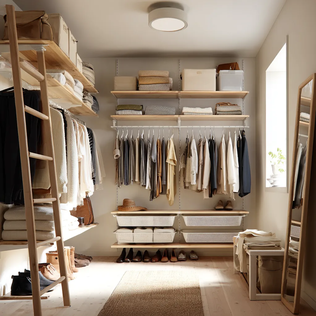 closet organization ideas walk in