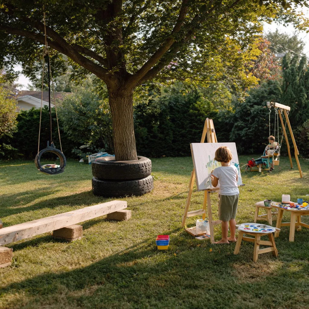 diy outdoor activities for kids backyard ideas