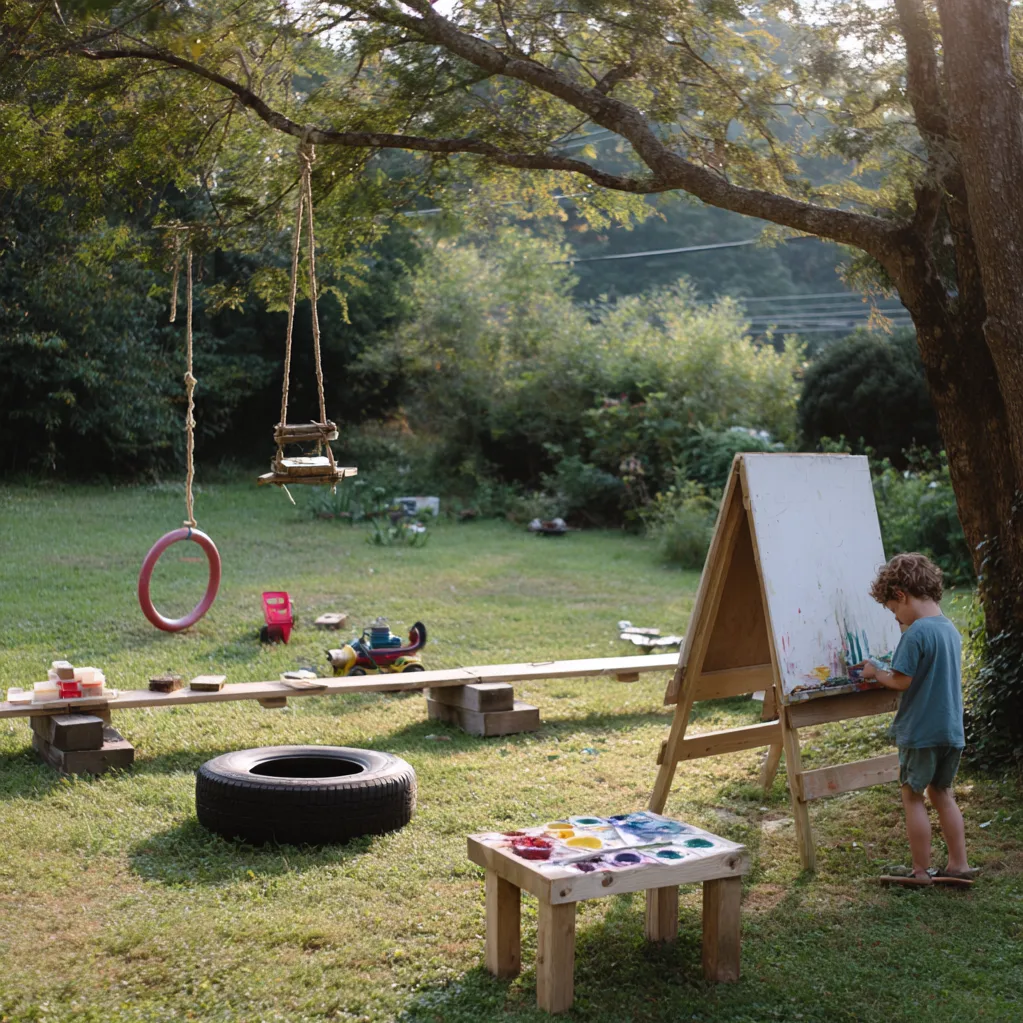 diy outdoor activities for kids backyard ideas