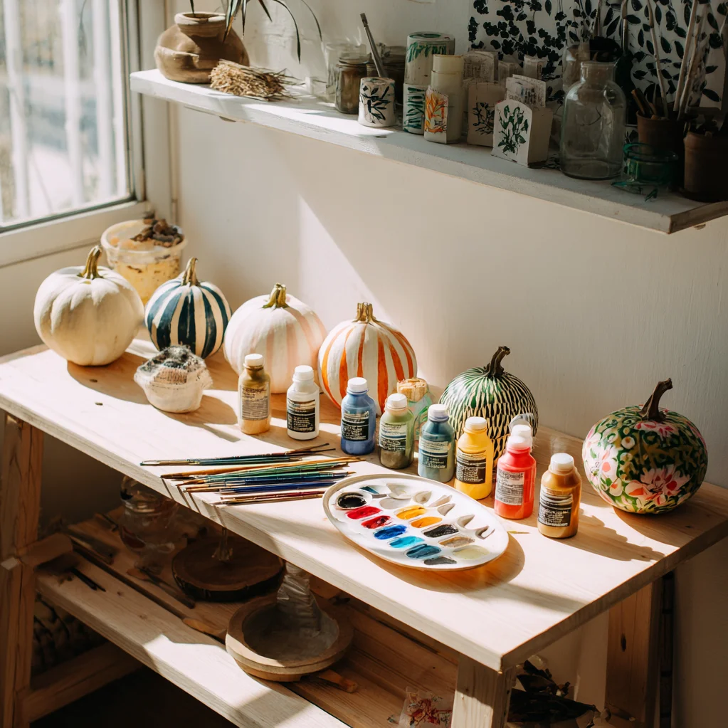 easy gourd painting ideas
