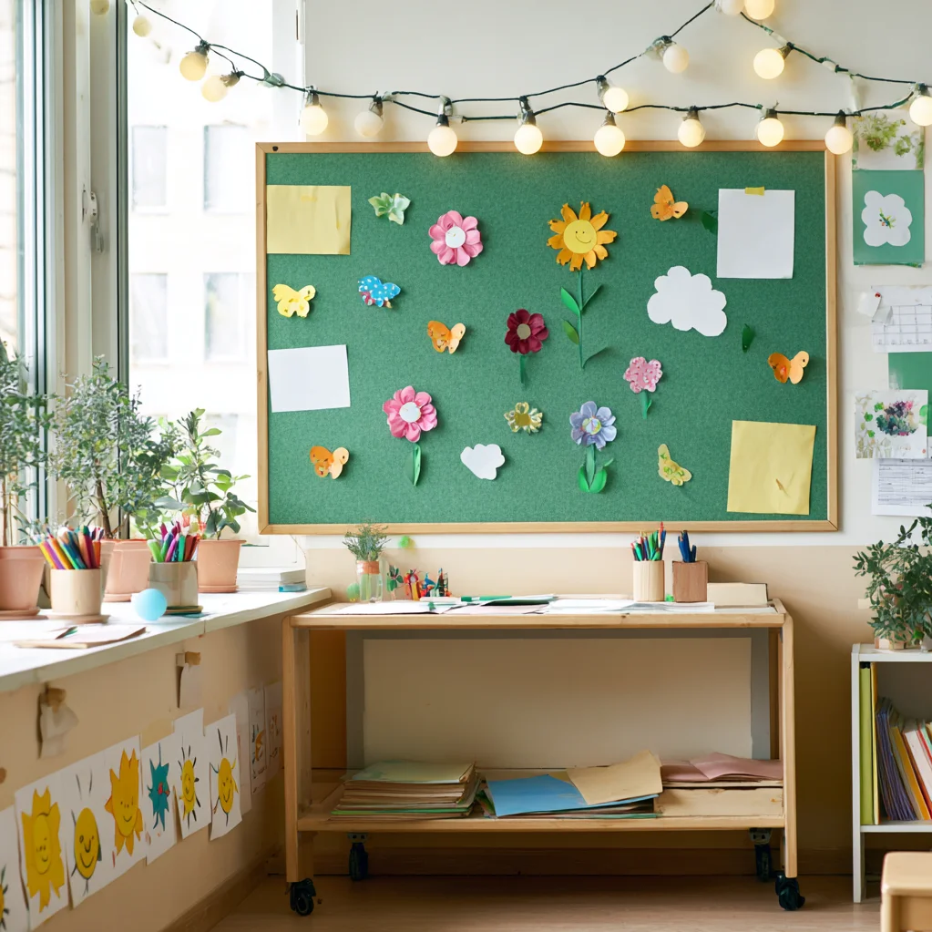 elementary spring bulletin board ideas