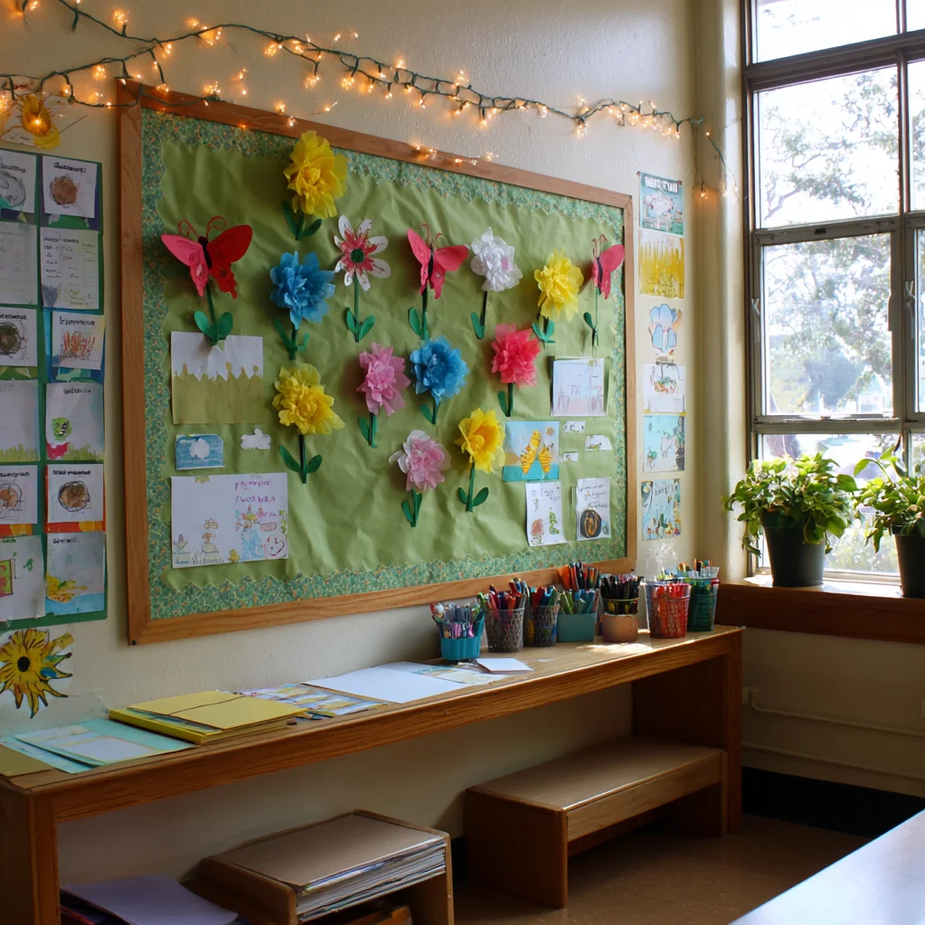 elementary spring bulletin board ideas
