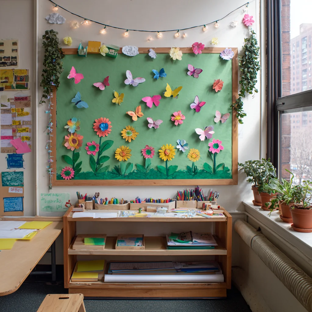 elementary spring bulletin board ideas
