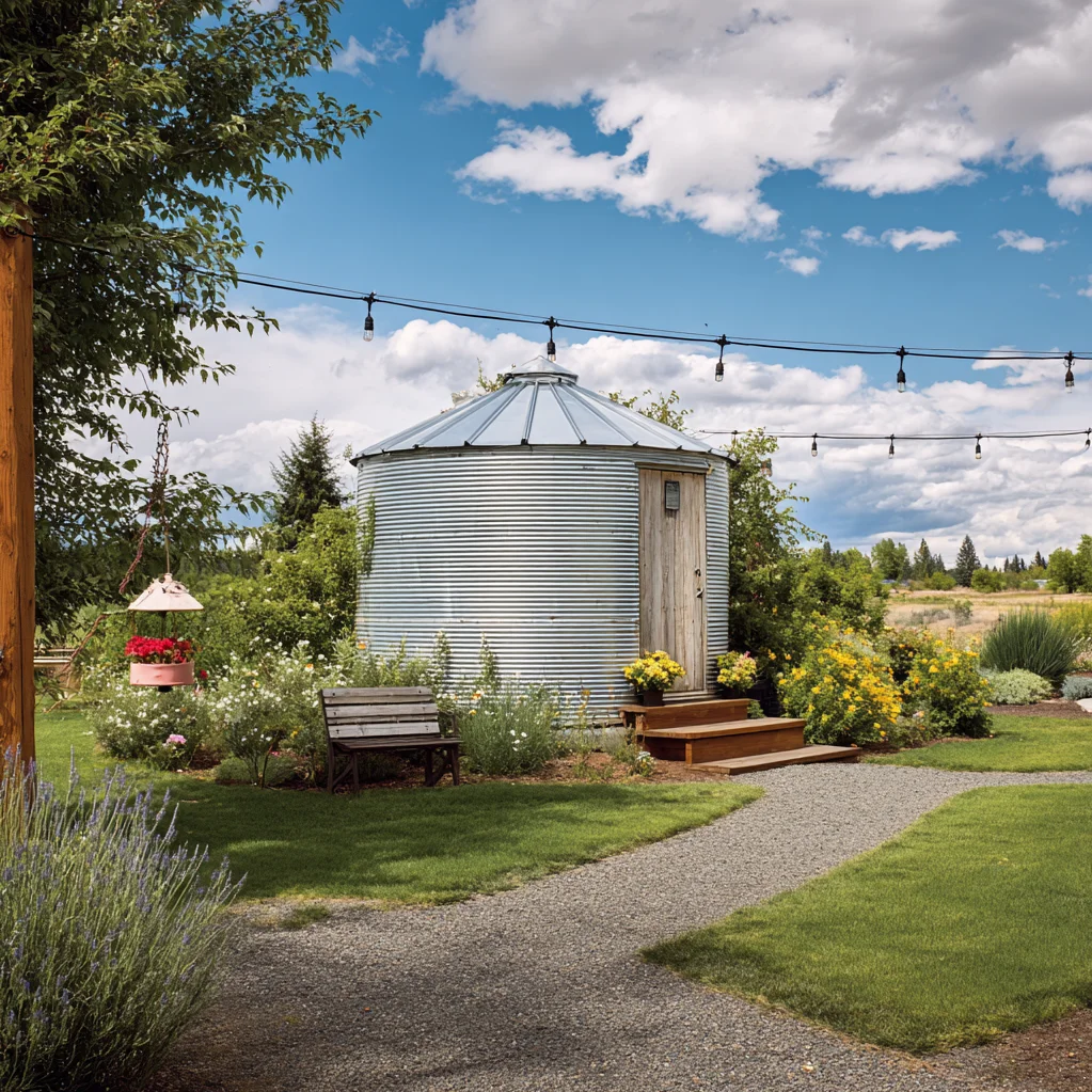 grain bin gazebo ideas