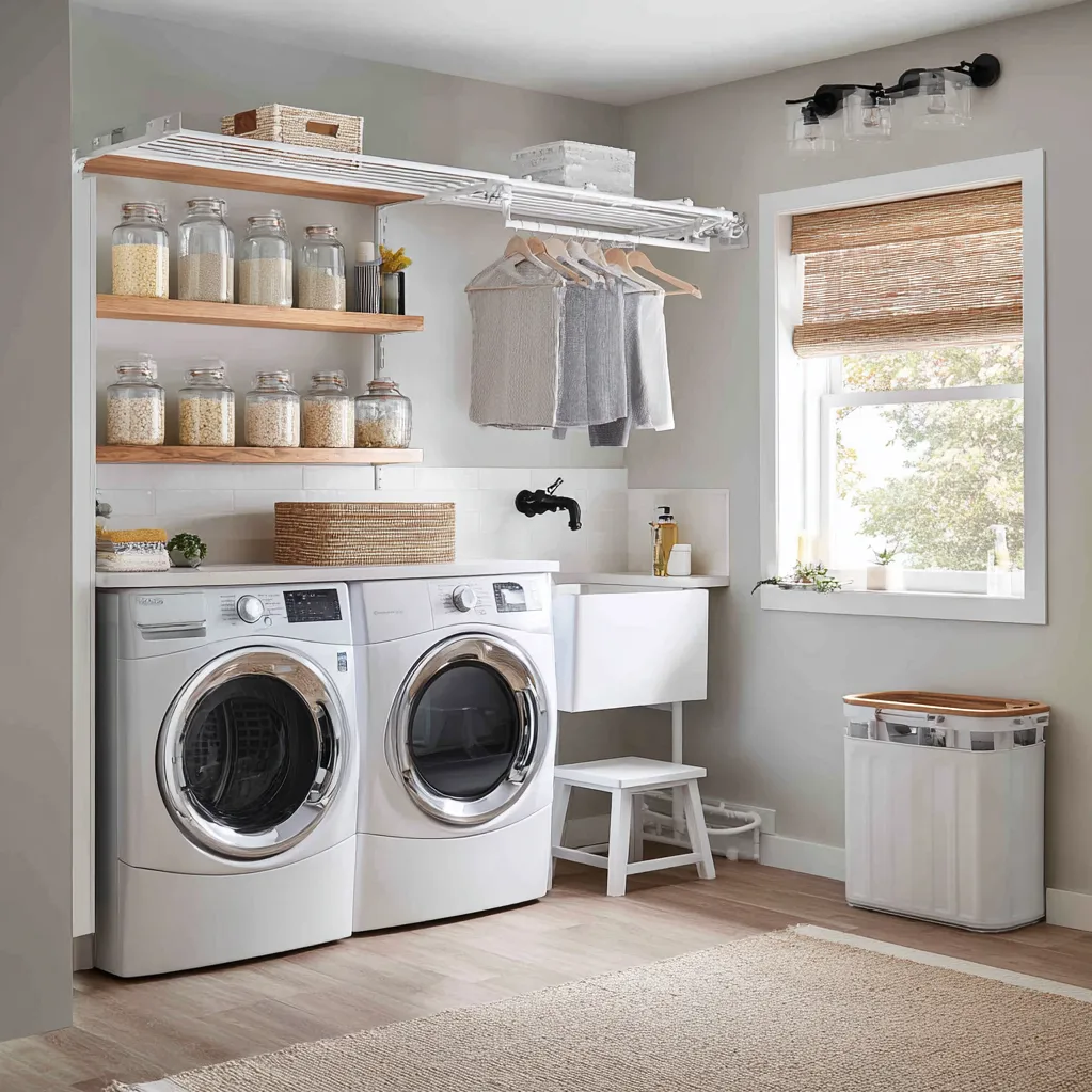 laundry room ideas organization modern
