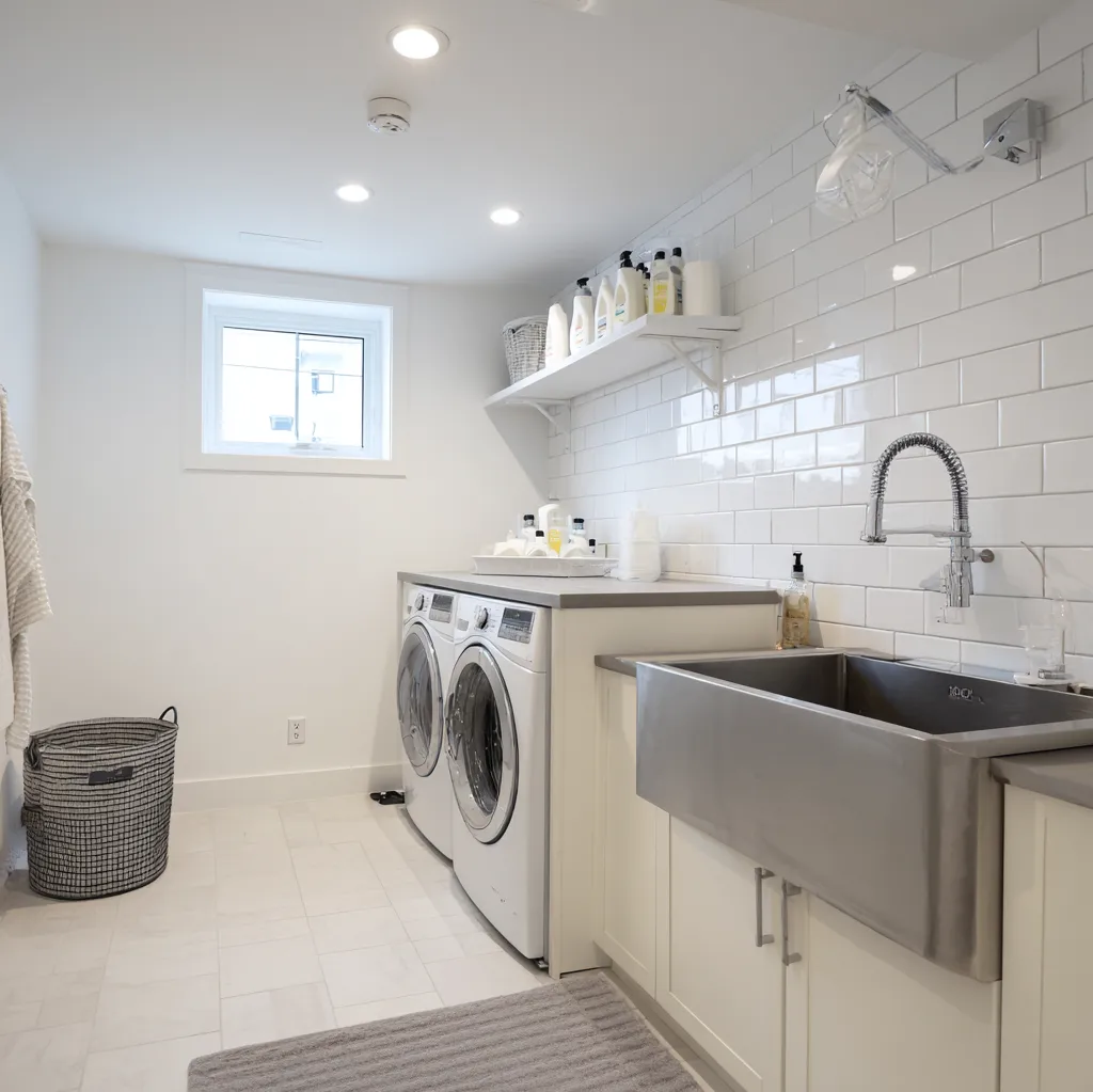 laundry room ideas with sink layout