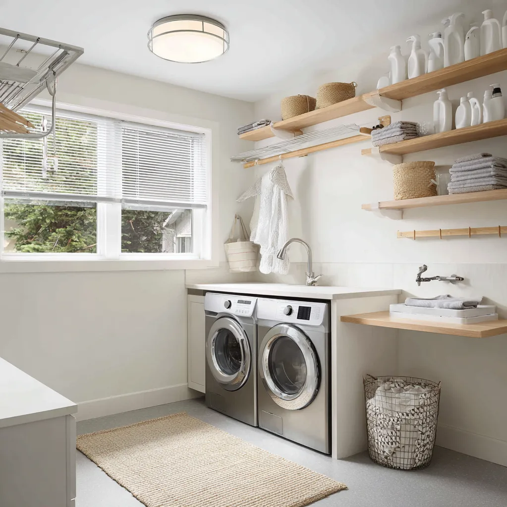 laundry room ideas with sink small space