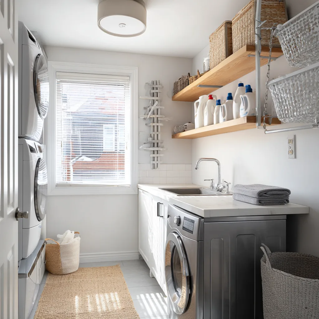 laundry room ideas with sink small space