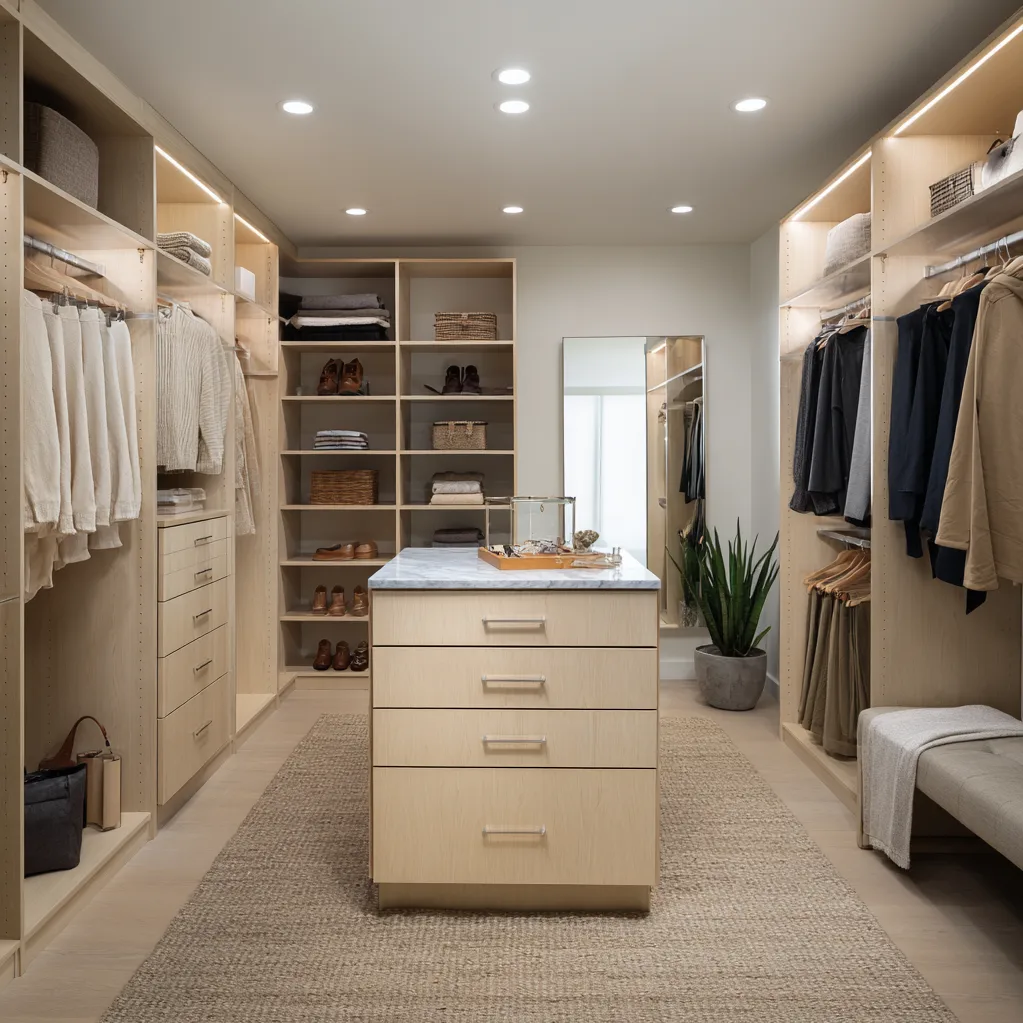 luxury closets design for couple