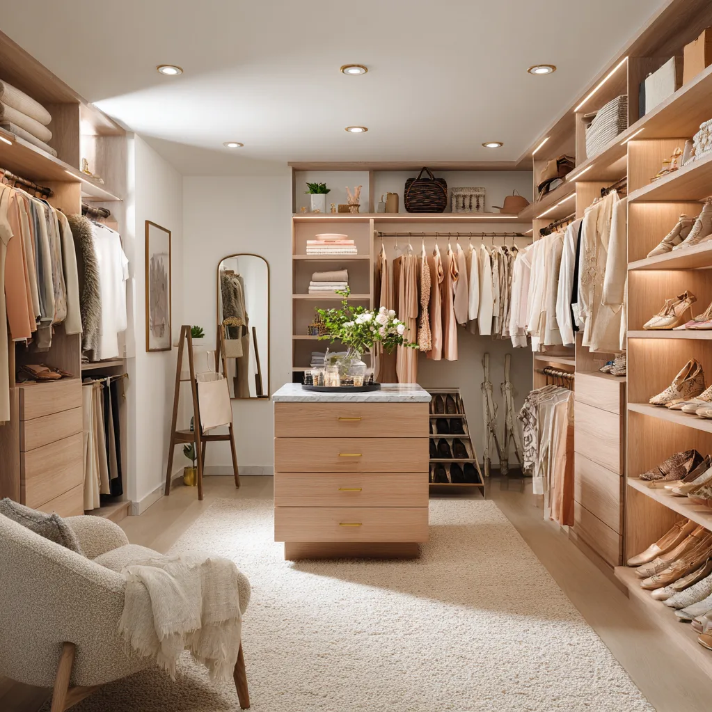 luxury closets design for women
