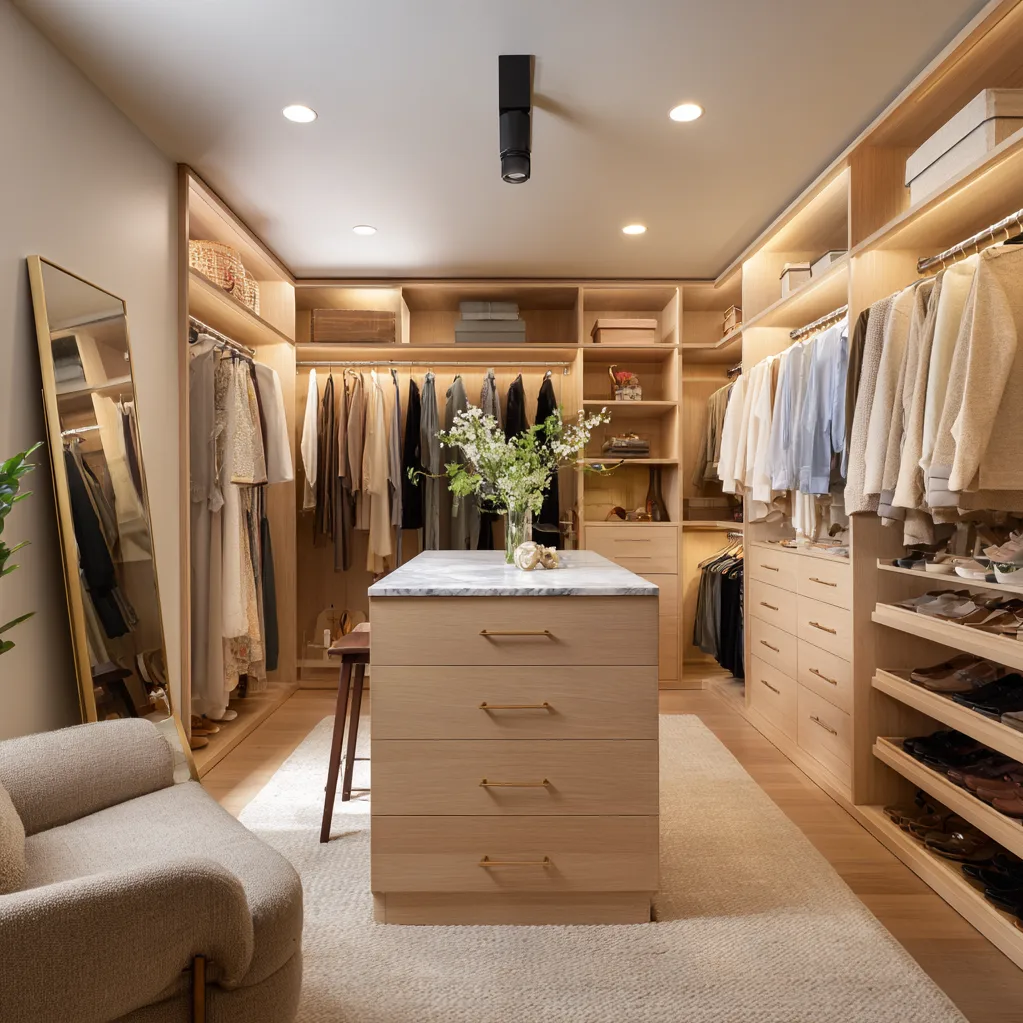 luxury closets design for women