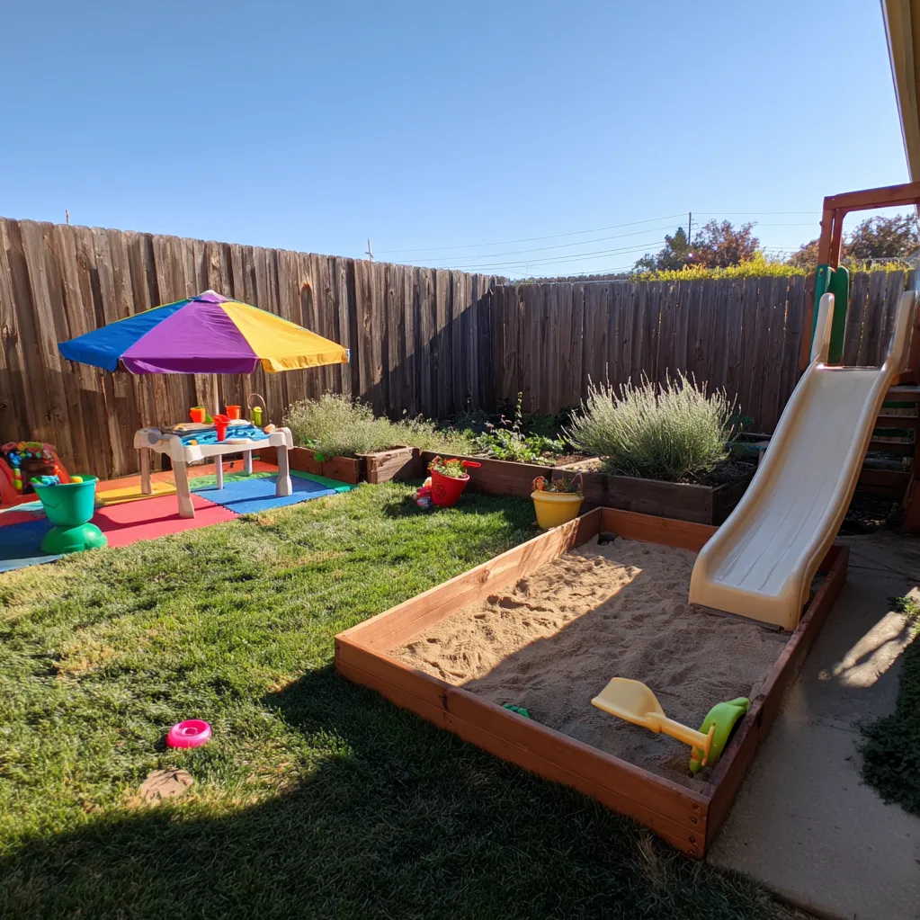 outdoor play area ideas for toddlers