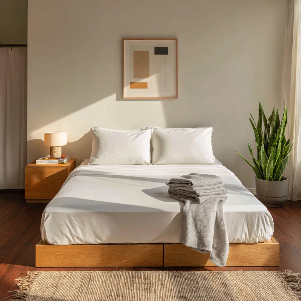 room ideas aesthetic clean bed