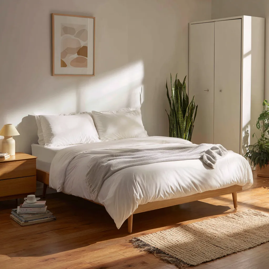 room ideas aesthetic clean bed