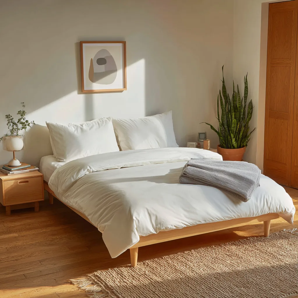 room ideas aesthetic clean bed