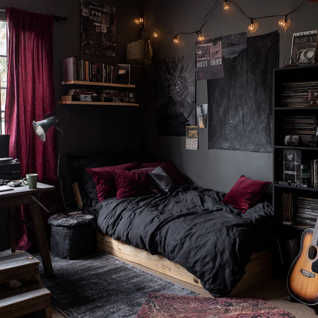 room ideas aesthetic grunge emo