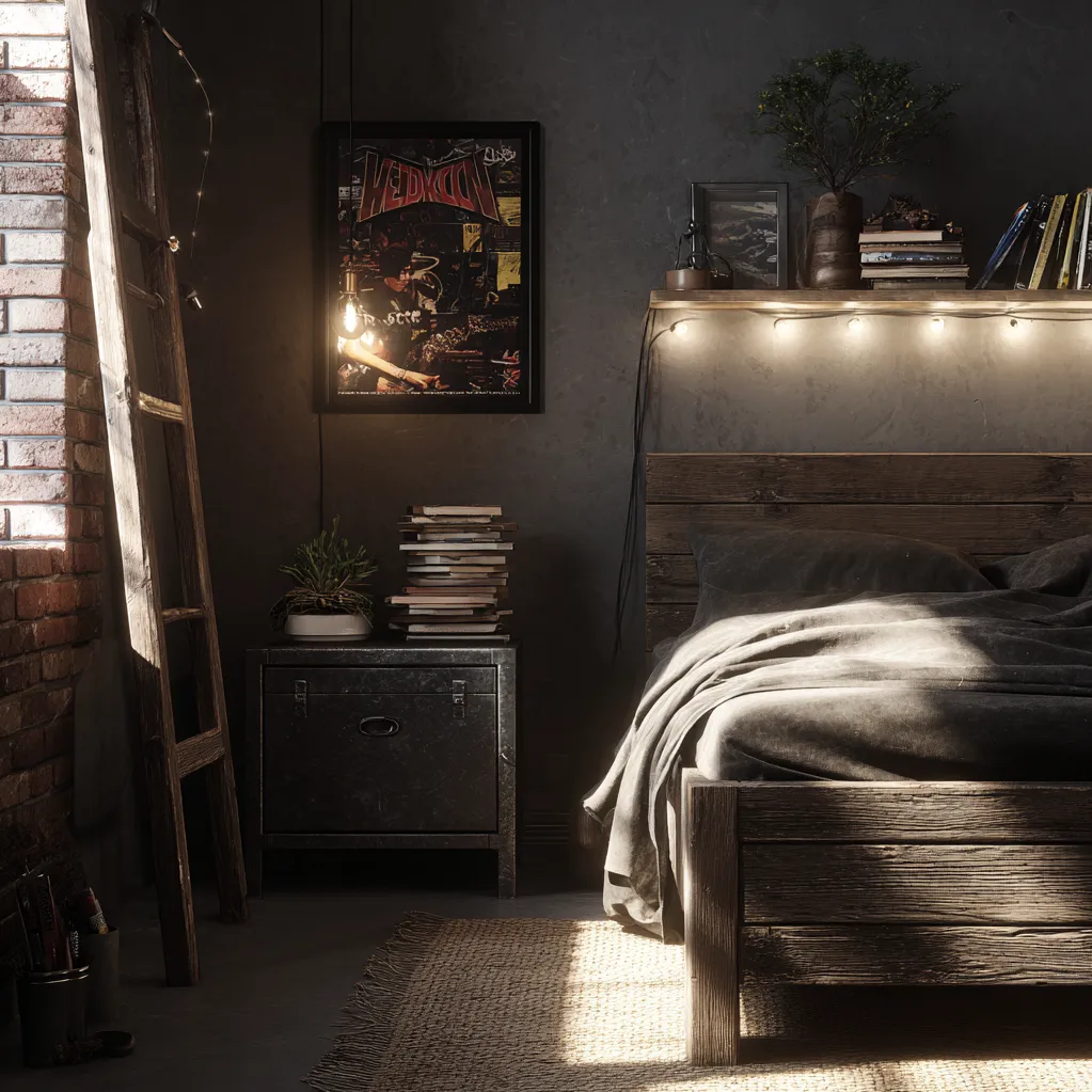 room ideas aesthetic grunge led lights