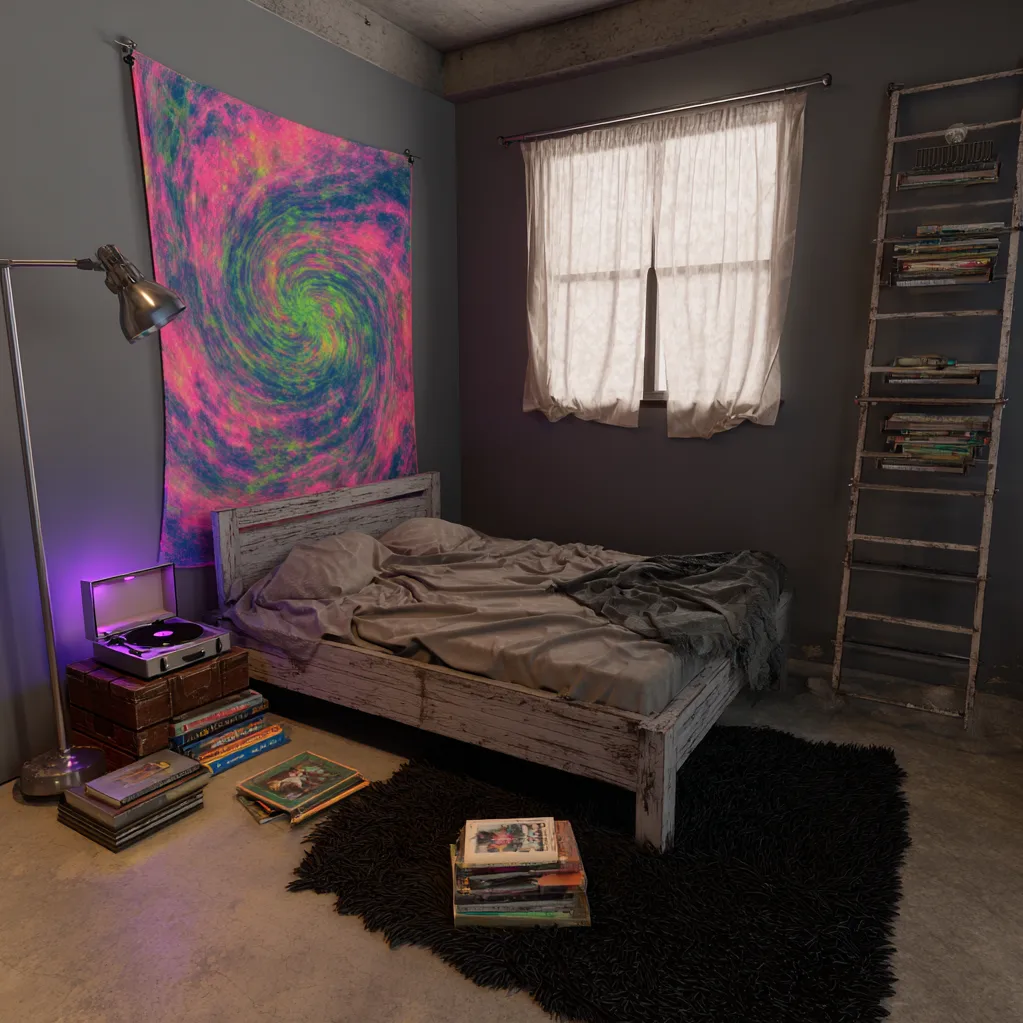 room ideas aesthetic trippy grunge