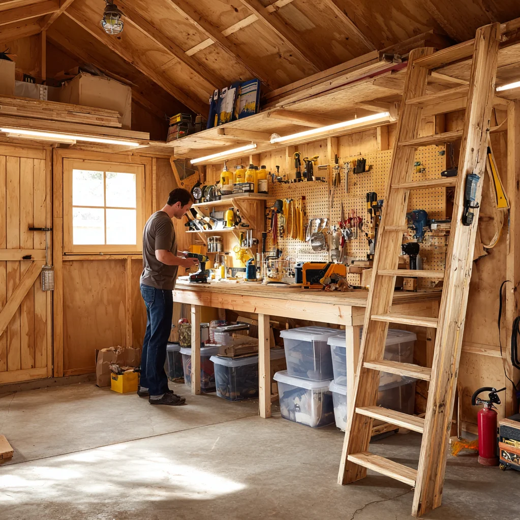 shed workshop ideas