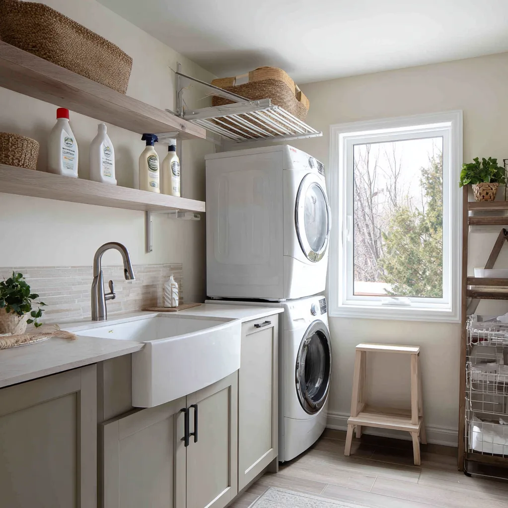small laundry room ideas with sink layout