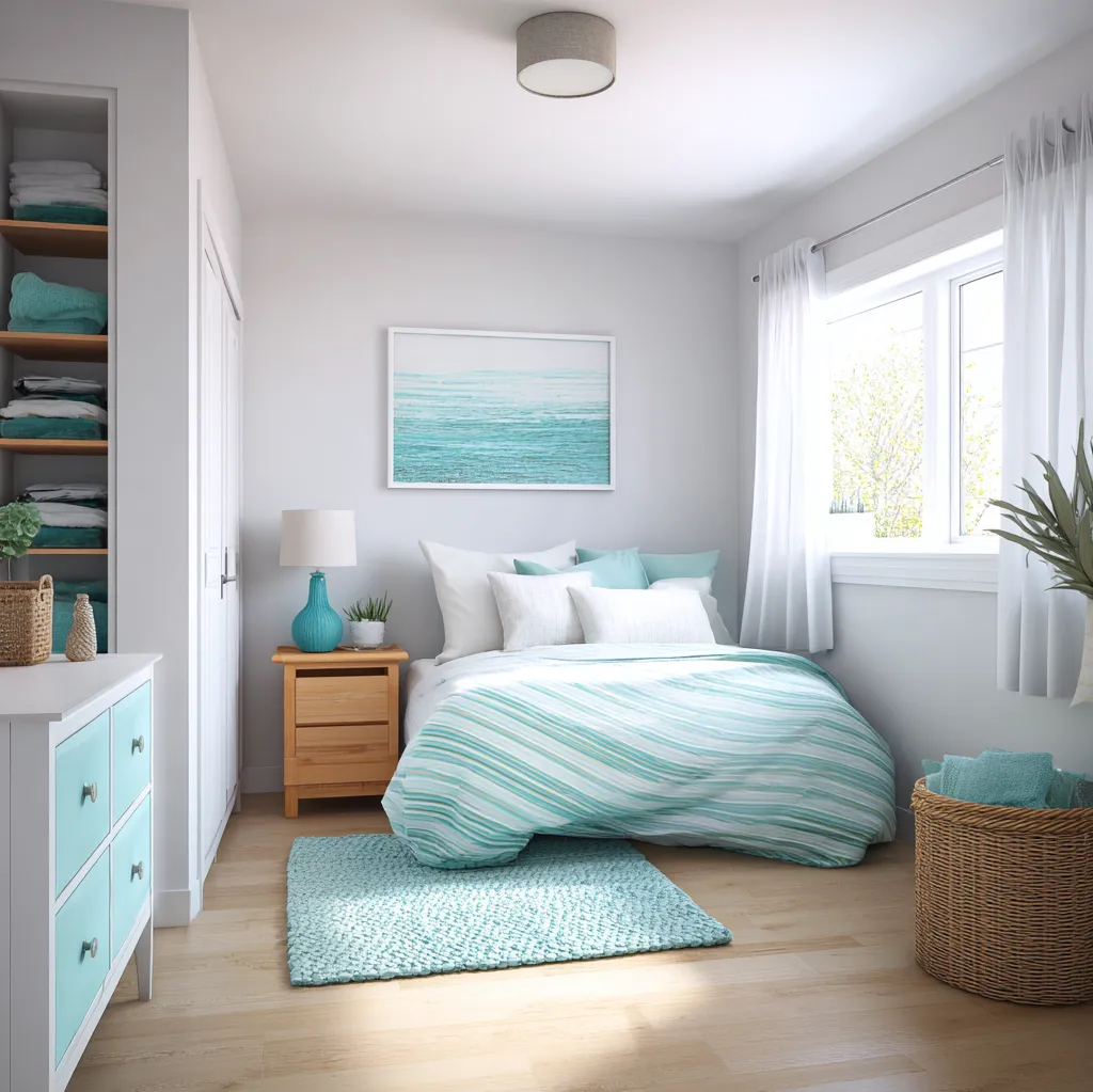 turquoise bedroom ideas