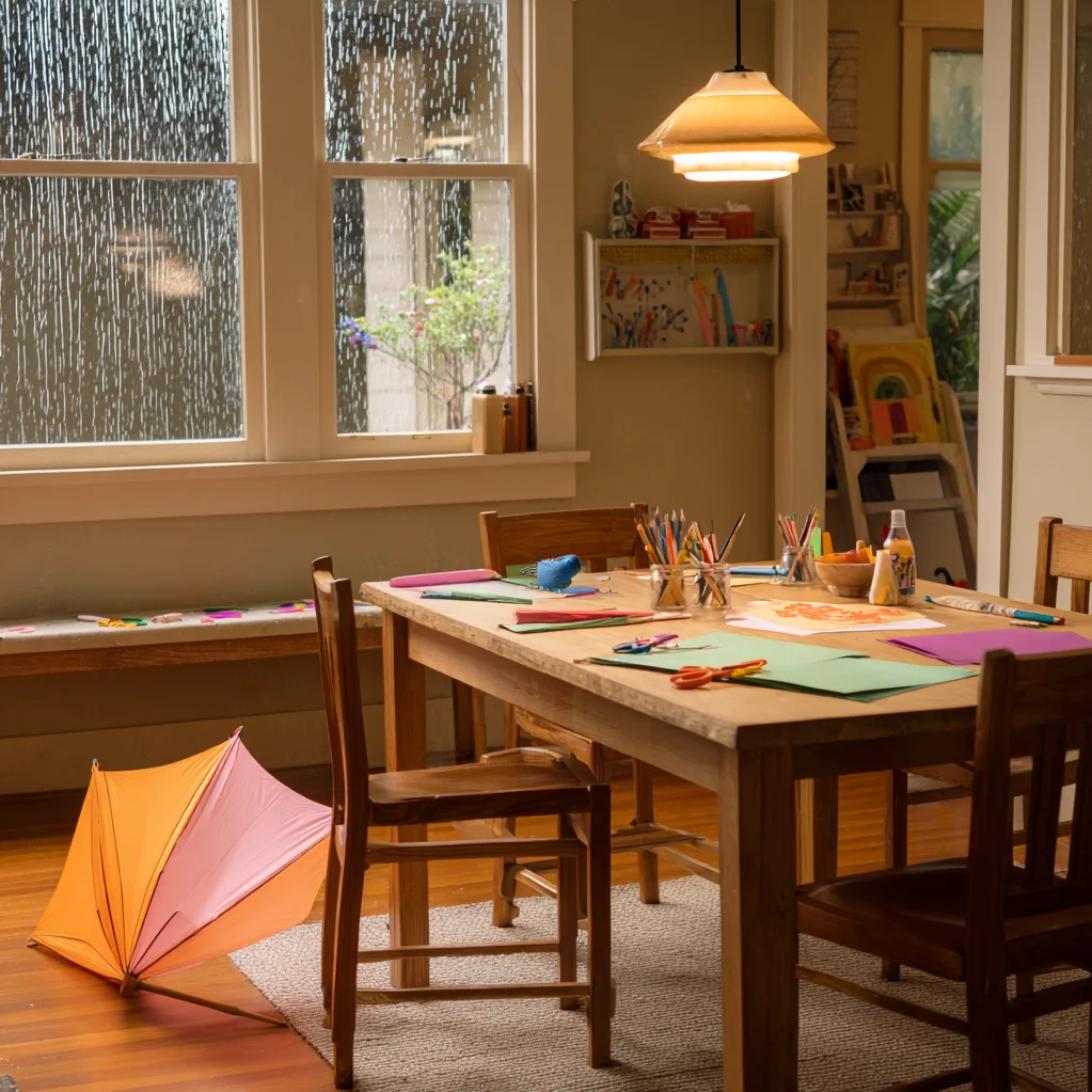 umbrella rainy day craft ideas