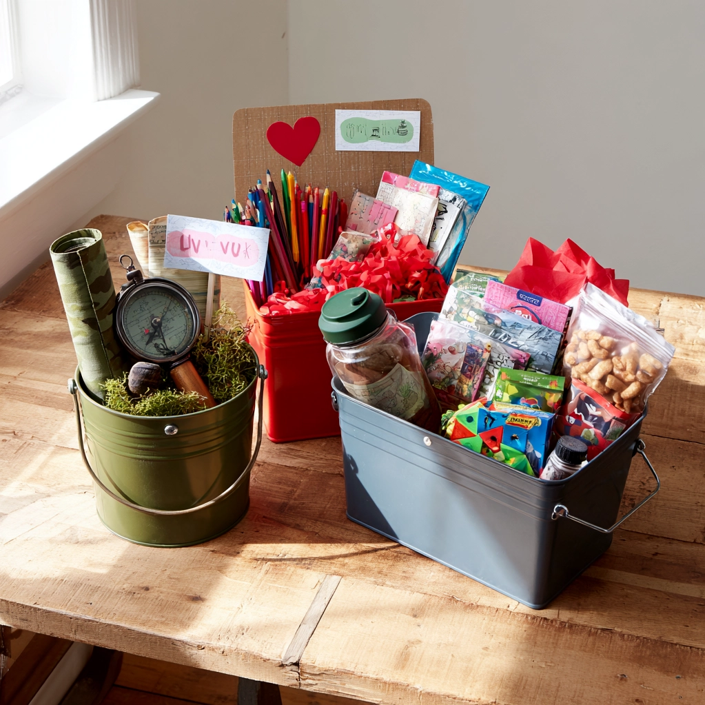 valentines gift basket ideas for kids boys