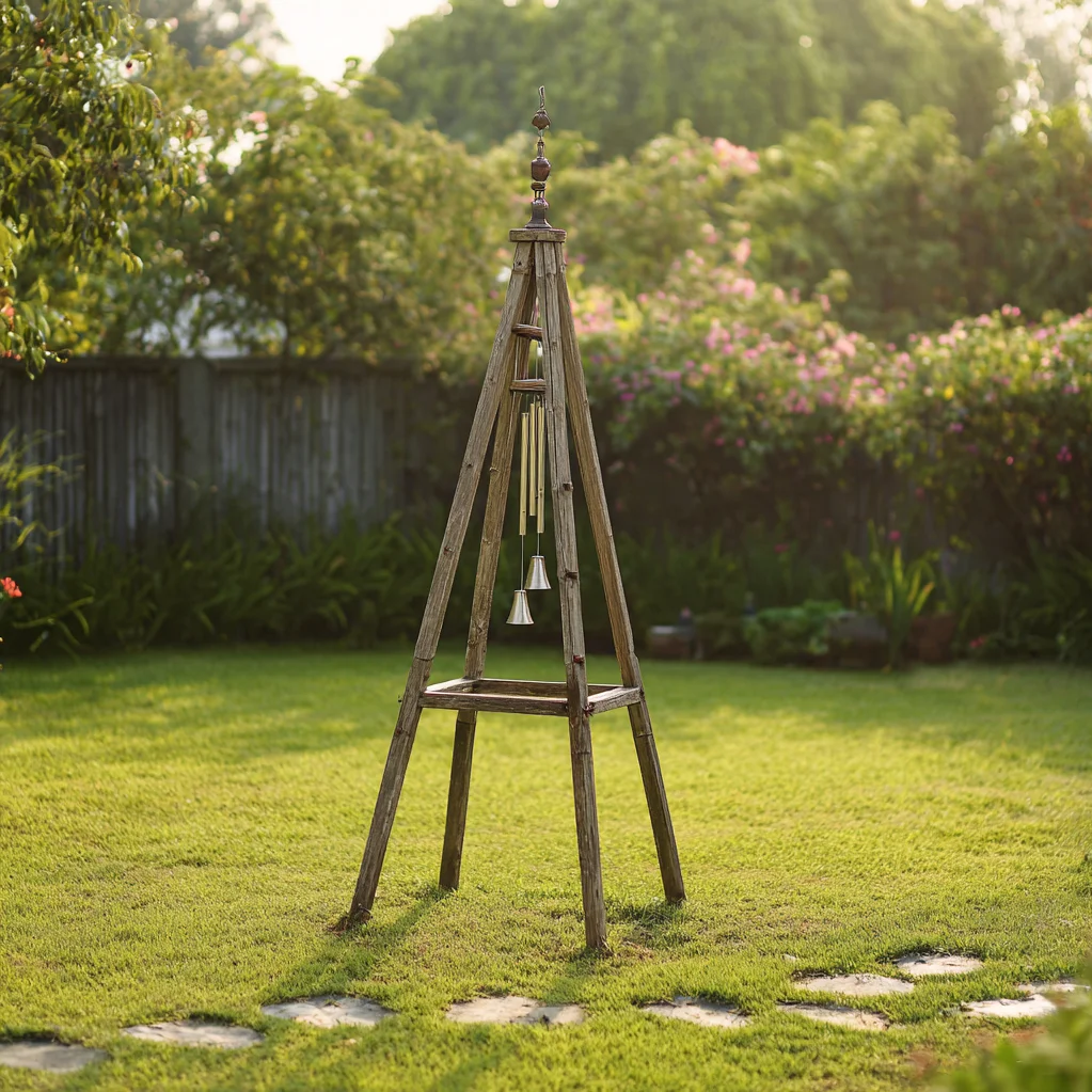 wind chime stand ideas