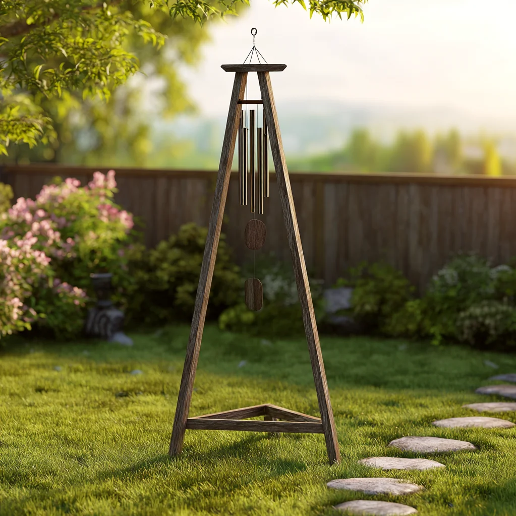 wind chime stand ideas