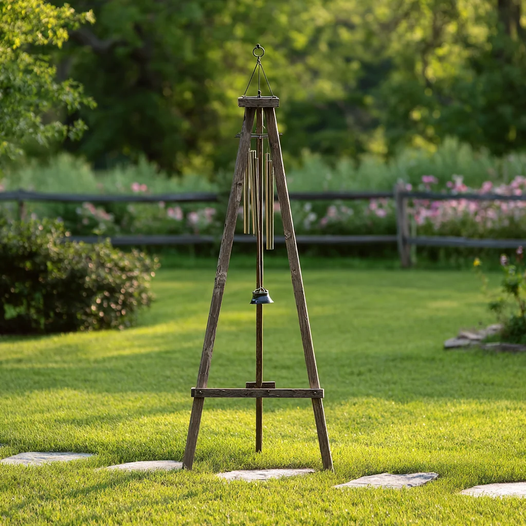 wind chime stand ideas