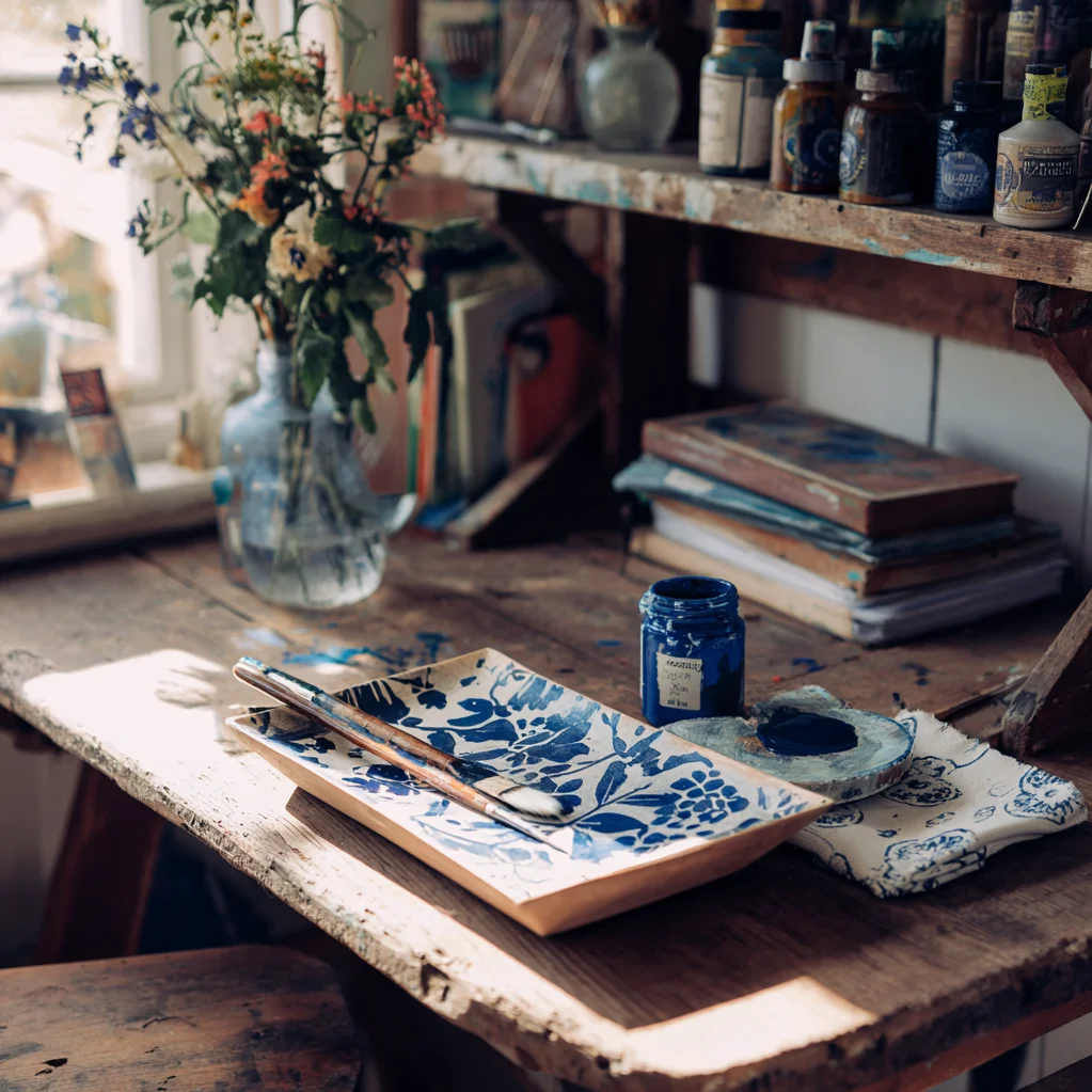 wooden tray painting ideas